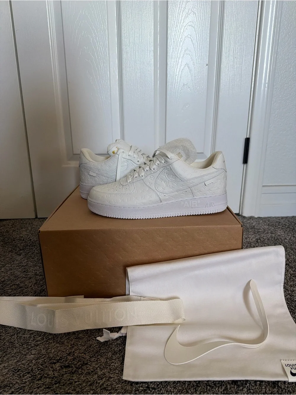 Louis Vuitton/Off-white Air Force 1 Collab Size 11